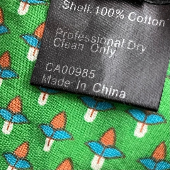 Vintage Bohemian Printed Floral Fit and Flare Strapless Cotton Dress Sequins - Picture 10 of 16